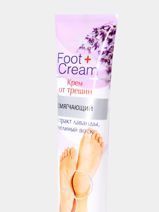 Yorilgan tovonlarga qarshi tabiiy Belle Jardin kremi, lavanda ekstrakti bilan, 125 ml