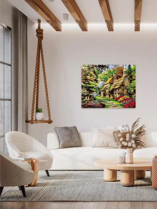 Raqamlar bo'yicha rasm chizish ARTERY "Qishloq manzaralari", holstda chizmachilik, 40*50sm
