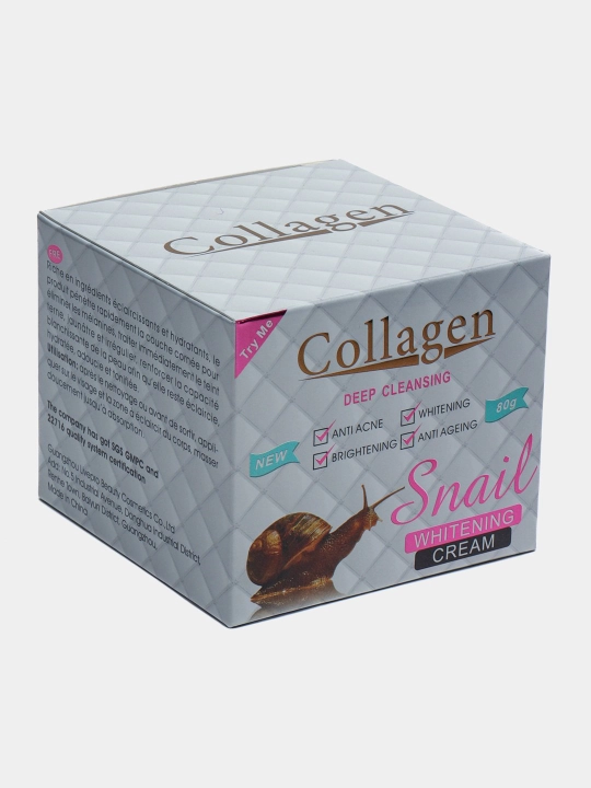 Крем для лица Collagen, с экстрактом улитки и коллагеном, питание и уход, 80 гр