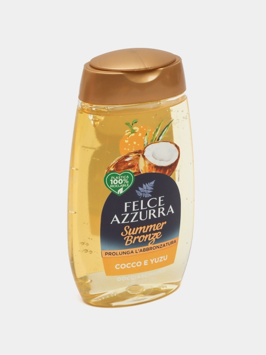 Гель для душа Felce AZZURRA Summer Bronze Кокос и Юзу, 250 мл