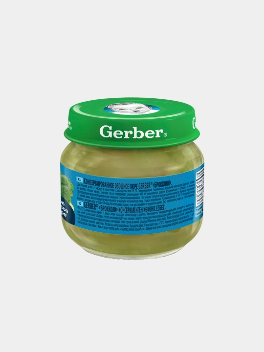 Пюре Gerber® "брокколи", с 4 месяцев, 80 г