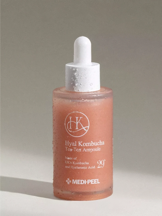 Yuz uchun tiklovchi zardob, MEDIPEEL+, Hyal Kombucha Tea-Tox Ampoule, 50 ml