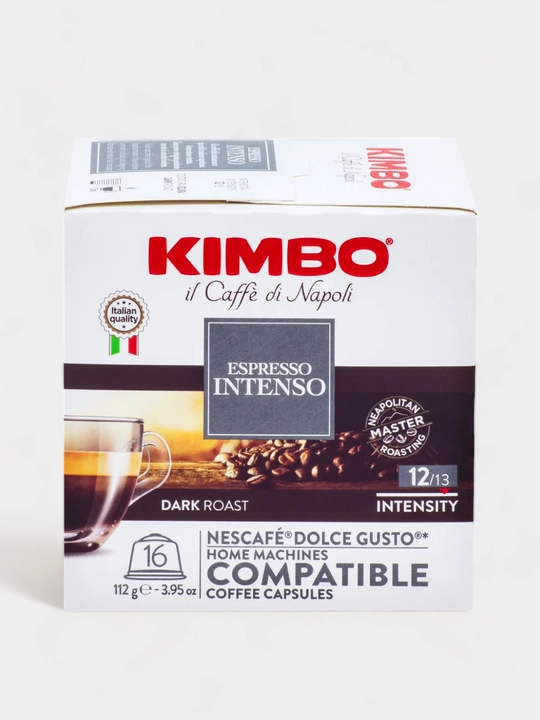 Kimbo Dolceusto Espresso Intenso kapsulali qahvasi, 16 dona