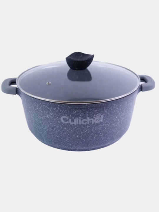 Granit tagiolmaydigan shisha qopqoqli, qozon CULICHEF