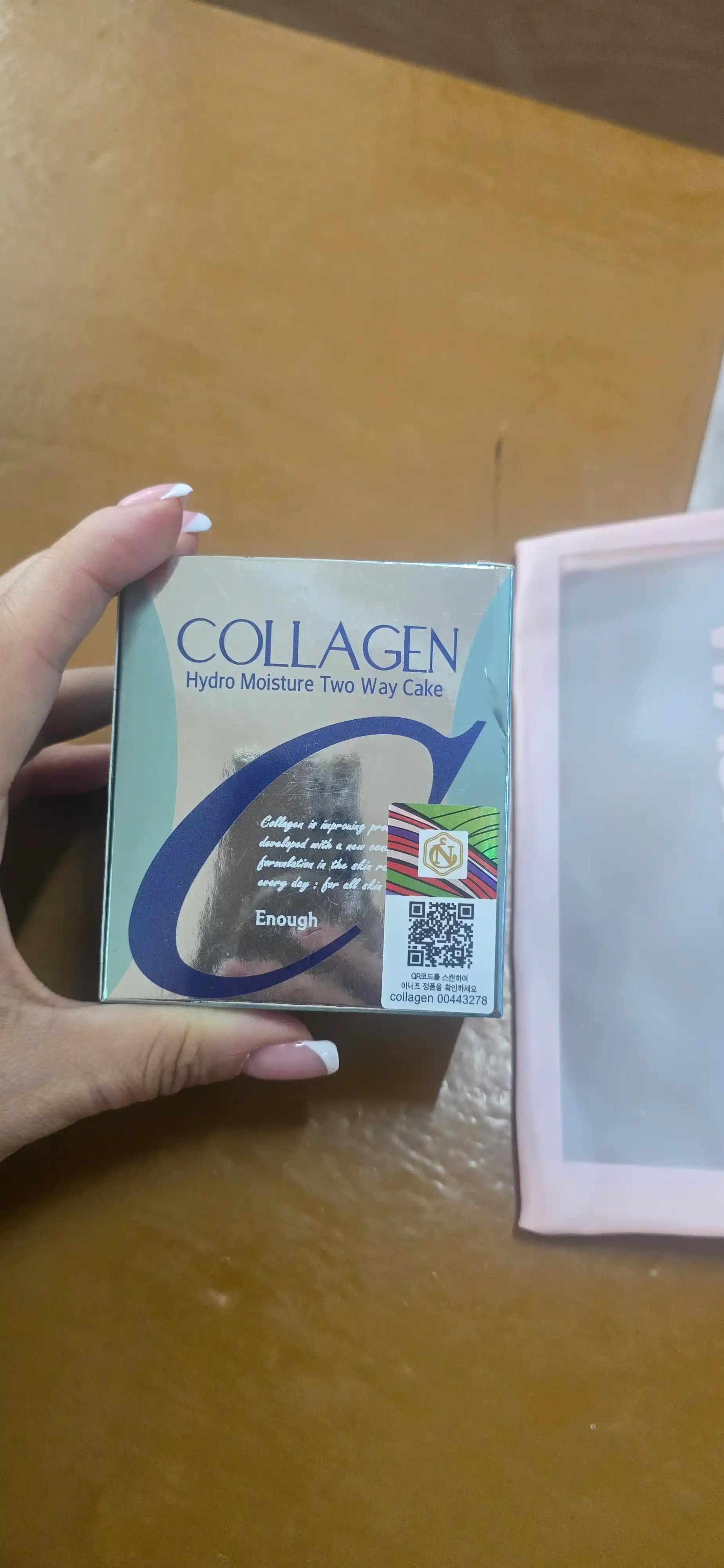 Пудра для лица с коллагеном Enough Collagen Hydro Moisture Two Way Cake, 13 тон