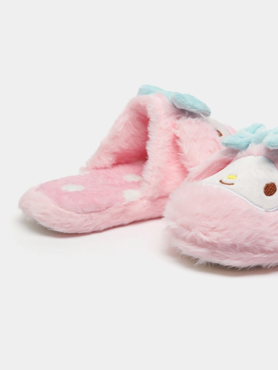 Тапочки Hello Kitty, kawaii, плюшевые, для дома