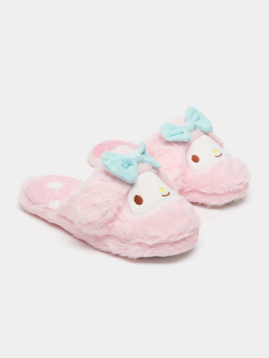 Тапочки Hello Kitty, kawaii, плюшевые, для дома