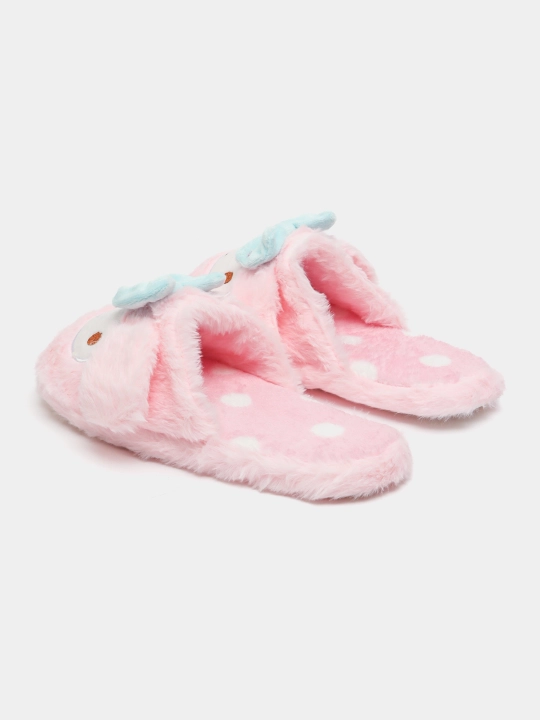Тапочки Hello Kitty, kawaii, плюшевые, для дома