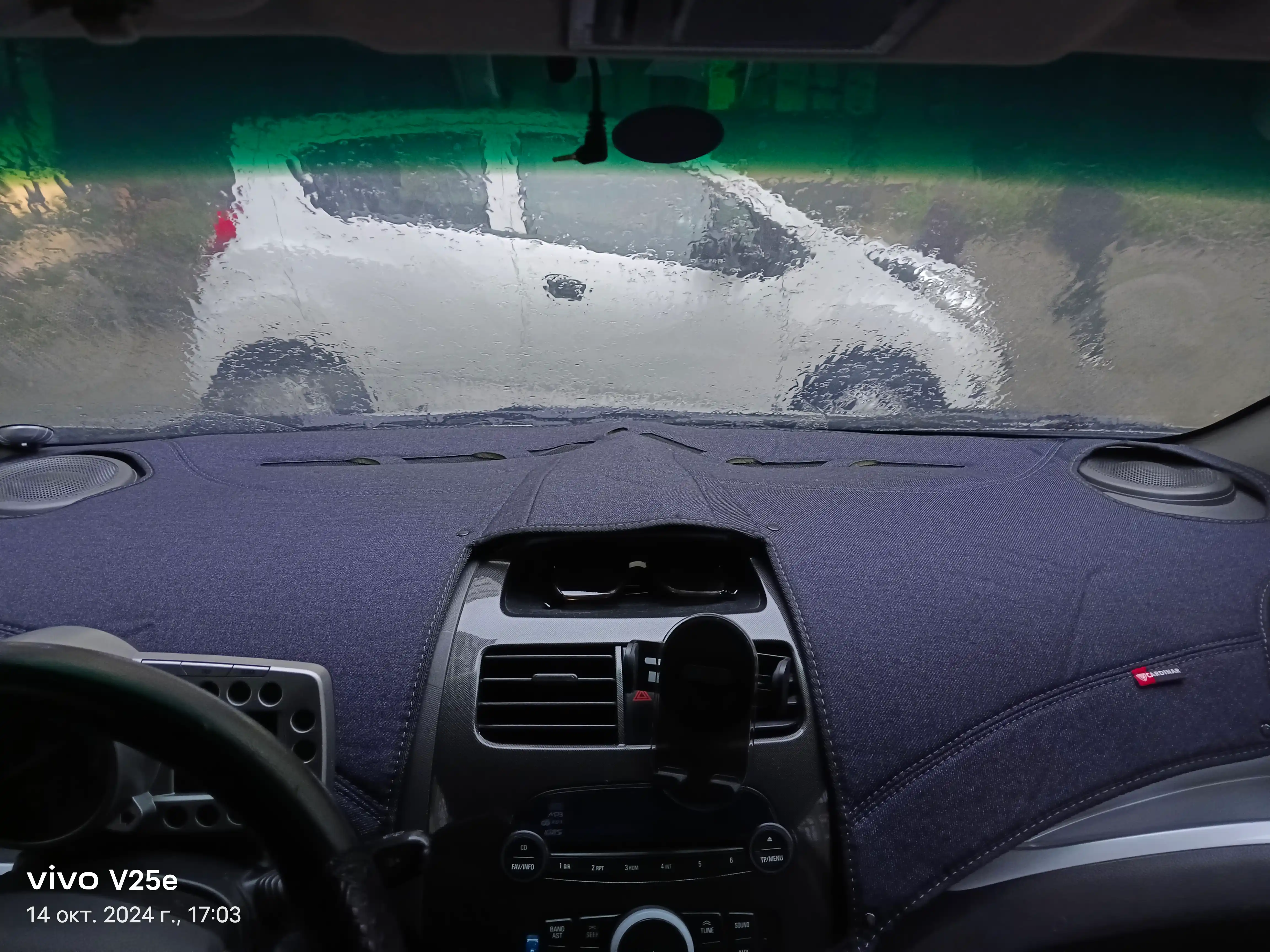 Тканевый коврик, накидка на торпедки, Spark, Lacetti, Nexia, Cobalt, Matiz