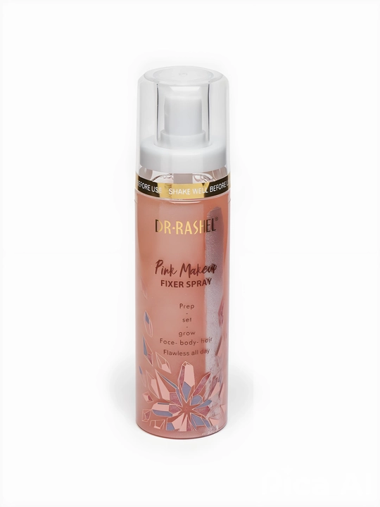 Yuz makiyaj uchun, namlovchi fiksator sprey, Gold и Pink, 100 ml