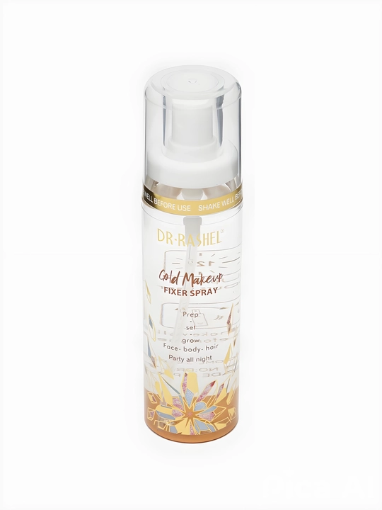 Yuz makiyaj uchun, namlovchi fiksator sprey, Gold и Pink, 100 ml