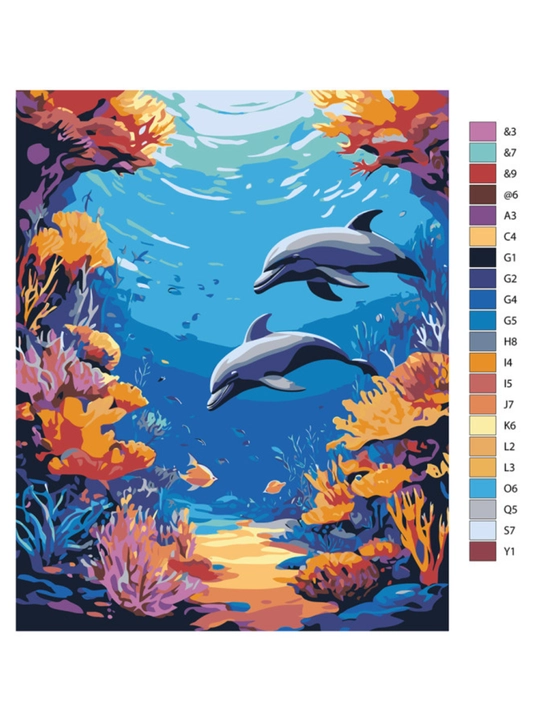Картина, рисование по номерам ARTERY "Море", раскраска на холсте, 40 * 50 см
