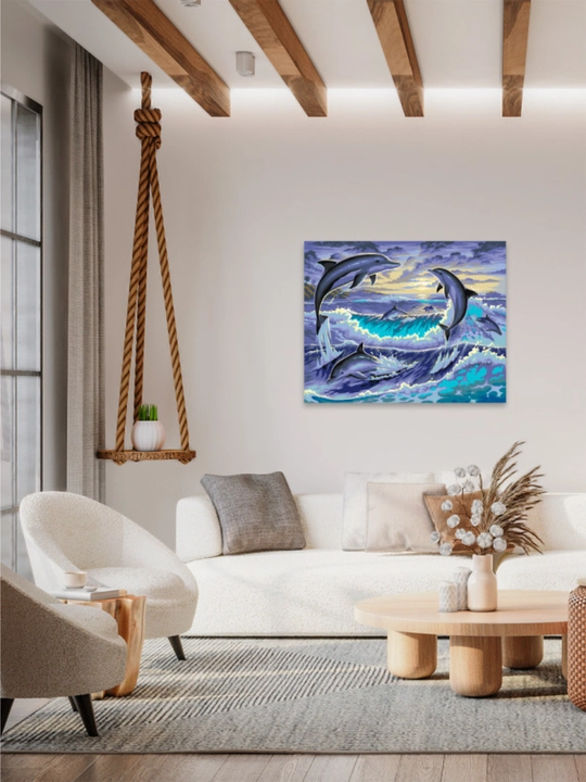 Картина, рисование по номерам ARTERY "Море", раскраска на холсте, 40 * 50 см