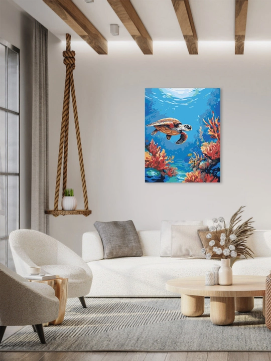 Картина, рисование по номерам ARTERY "Море", раскраска на холсте, 40 * 50 см