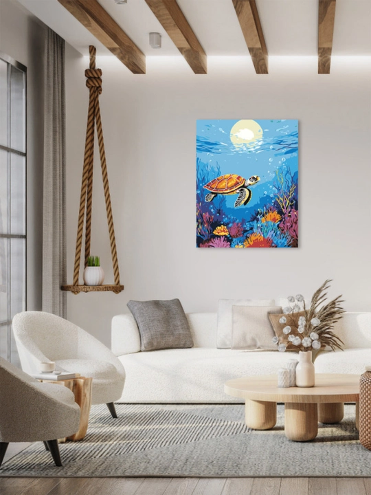 Картина, рисование по номерам ARTERY "Море", раскраска на холсте, 40 * 50 см