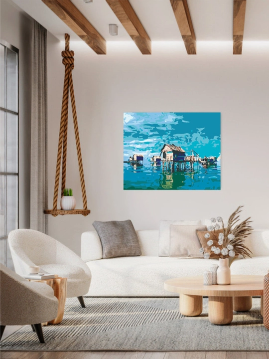 Картина, рисование по номерам ARTERY "Море", раскраска на холсте, 40 * 50 см