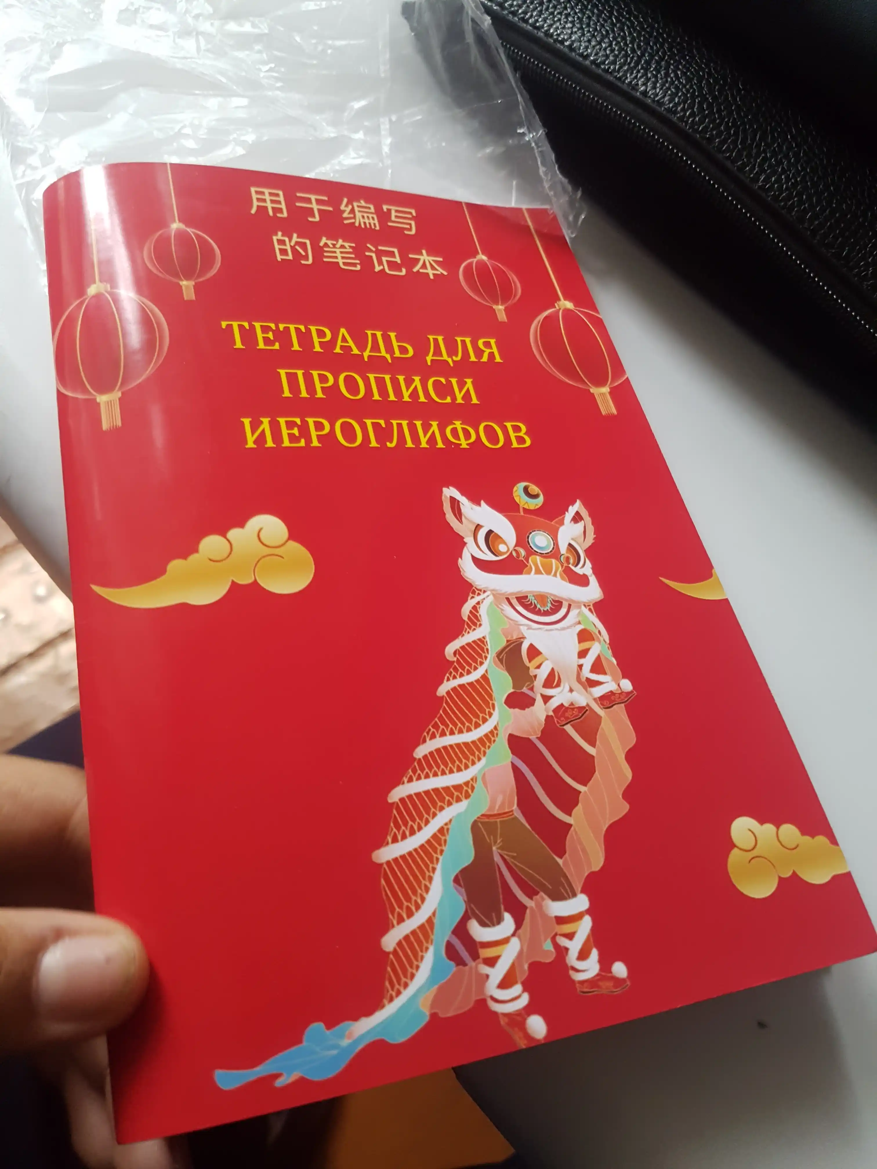 Тетрадь для прописи китайских, японских иероглифов и корейских букв, 72 страницы
