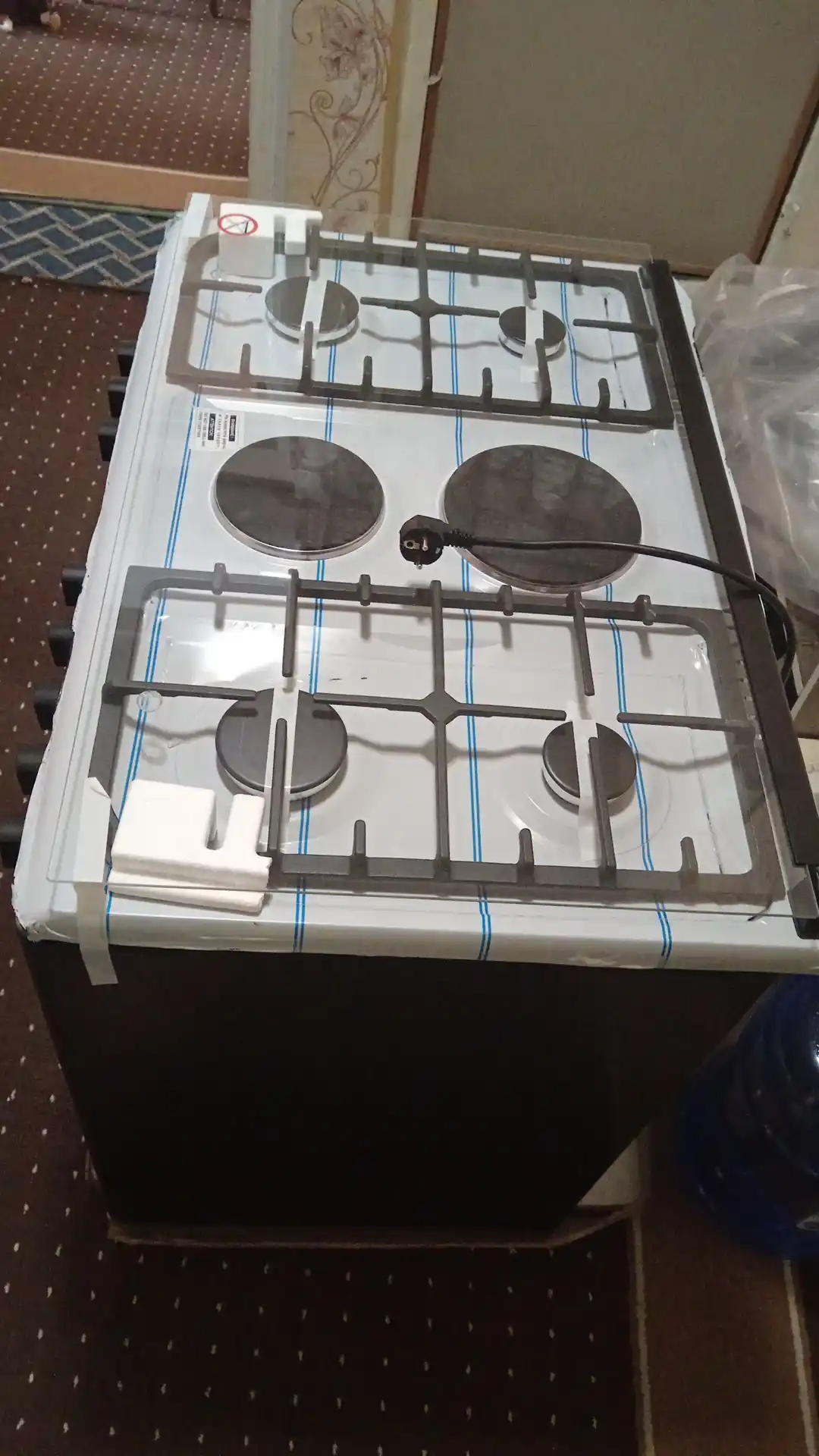 Gaz plita Ideal IEL9022, 4+2 konforkali, pech hajmi 106 litr, 90x60