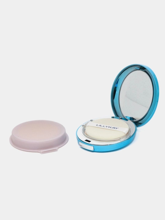 Lillykay пудра для лица компактная SPF30/40 PA++ с зеркалом и спонжем