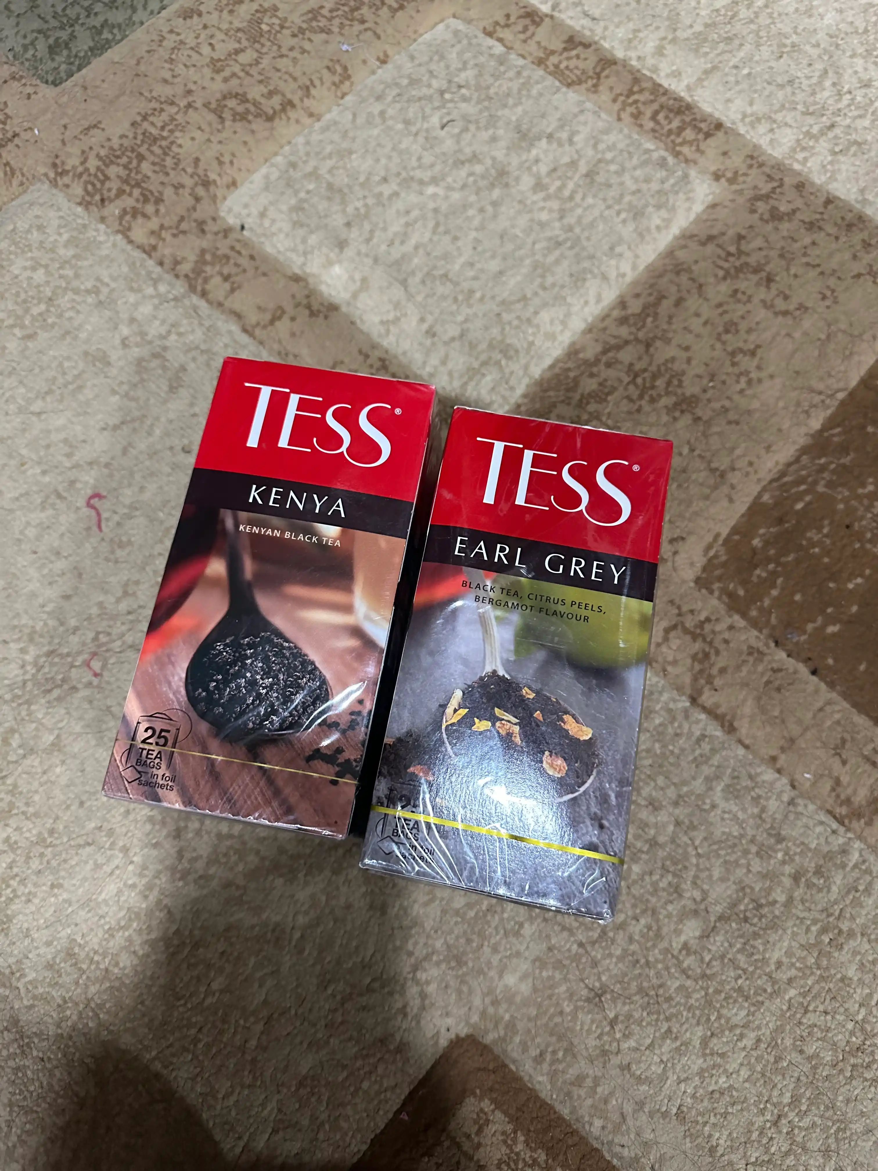 Qora choy Tess Kenya, 2 g, 25 dona