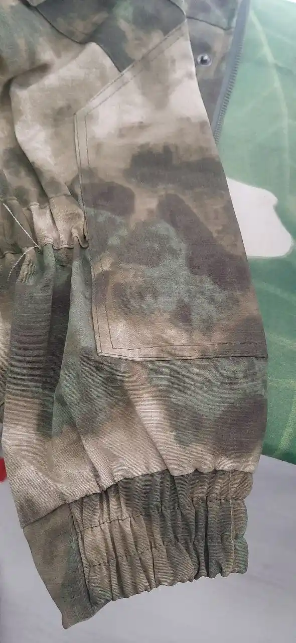Erkaklar kamuflyaj kostyumi Gorka 405, kapyushonli kurtka va shim, faol dam olish uchun