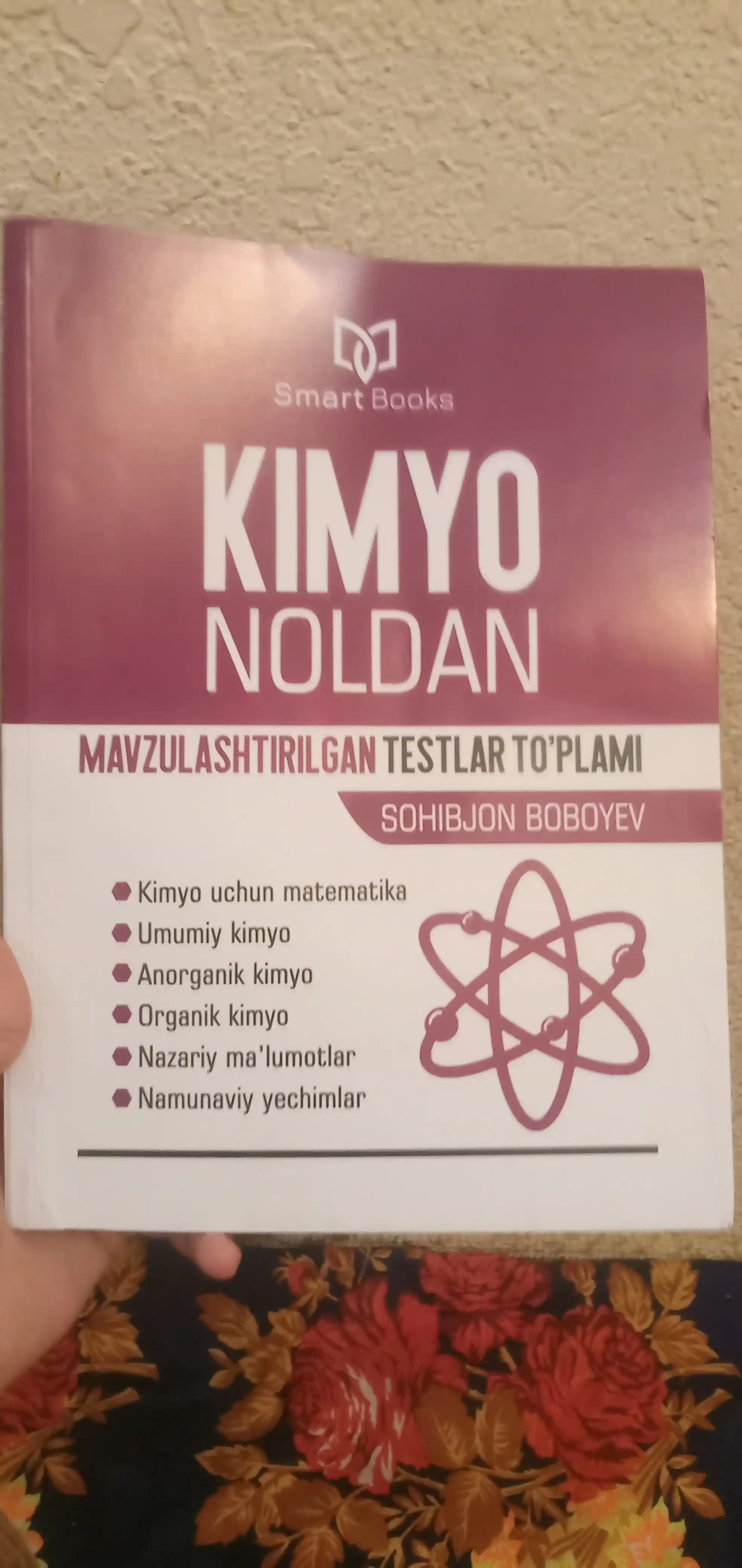 Kimyo noldan mavzulashtirilgan to'plam, test kitobi, o'qish