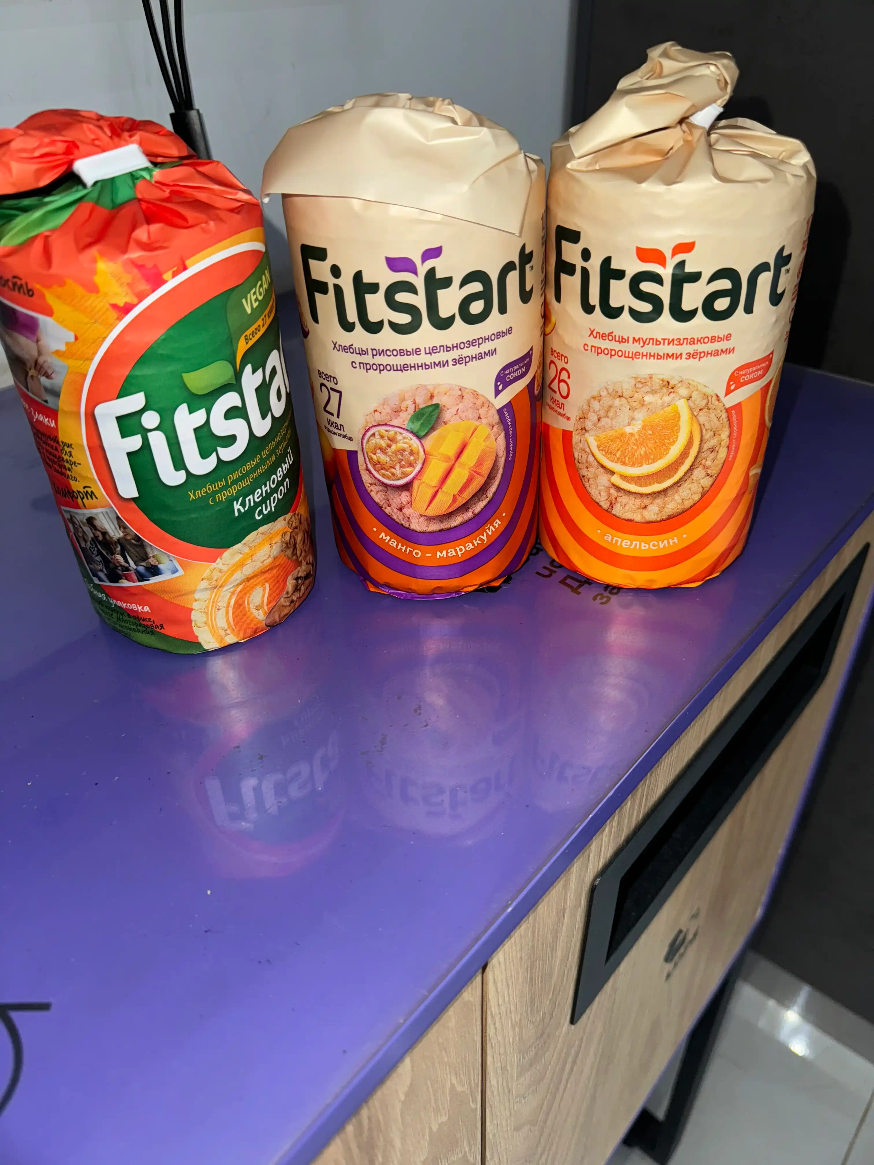 Хлебцы Fitstart, мультизлаковые, апельсин, 100 г
