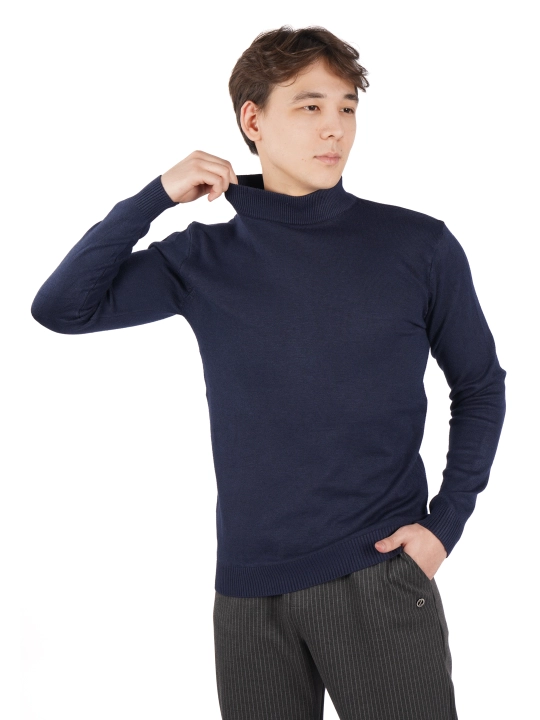 Yarim yoqali vadalasca erkaklar uchun kuz-qish bahorgi kiyim standart o'lchamlari M L XL