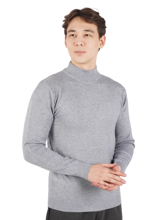 Yarim yoqali vadalasca erkaklar uchun kuz-qish bahorgi kiyim standart o'lchamlari M L XL