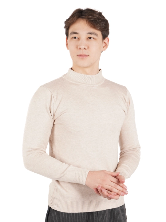 Yarim yoqali vadalasca erkaklar uchun kuz-qish bahorgi kiyim standart o'lchamlari M L XL