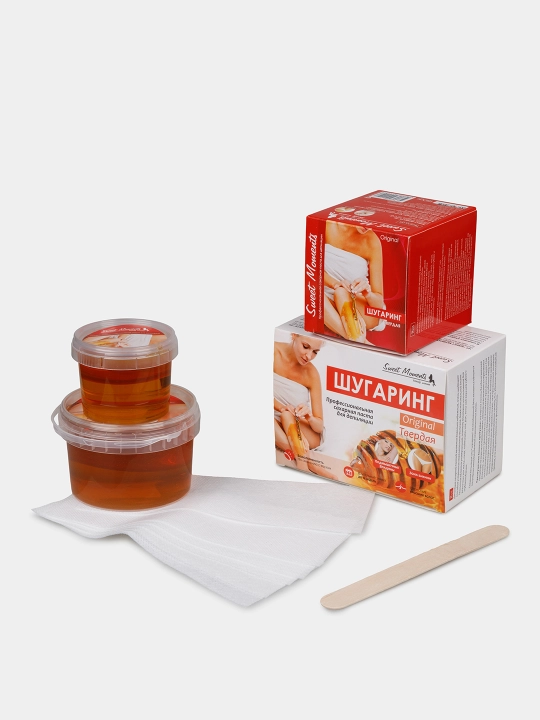 Шугаринг Sweet Moments Original, сахарная паста твёрдая 150 г, 300 г и 1 кг