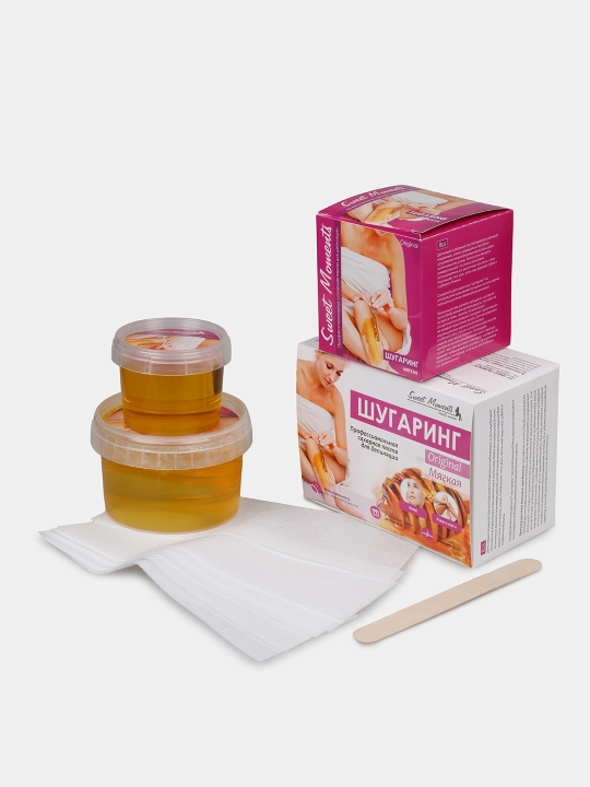 Шугаринг Sweet Moments Original, сахарная паста мягкая натуральная, 150 г, 300 г и 1 кг