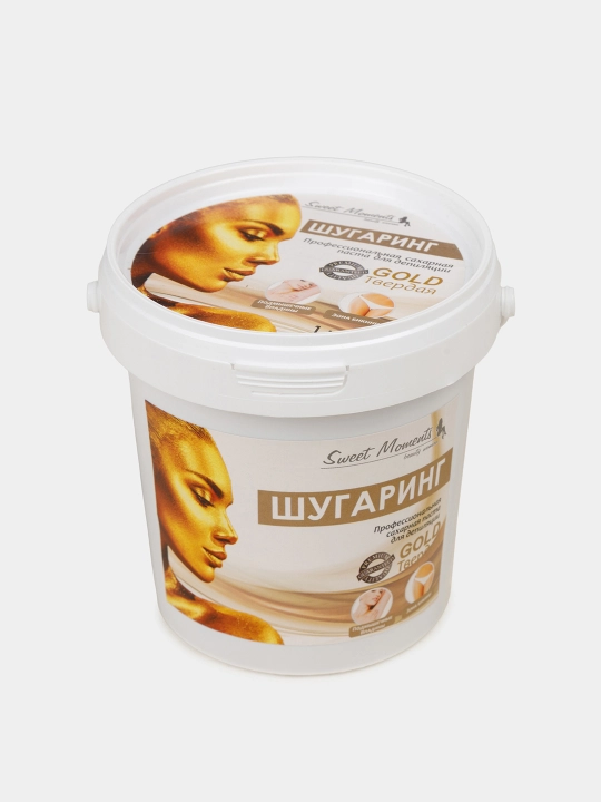 Сахарная паста GOLD для депиляции, шугаринга Sweet Moments, твердая, 150 г, 300 г, 1 кг