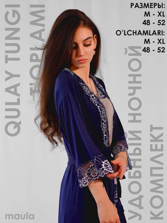 Ayollar uchun tungi uch qisimli to'plam, Maula