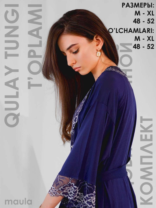 Ayollar uchun tungi uch qisimli to'plam, Maula
