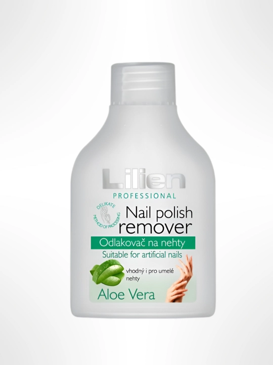 Yumshatuvchi moyli tirnoq bo'yog'ini tozalash vositasi "ALOE VERA" LILIEN, 110 ml - 