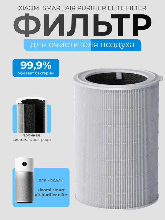 Фильтр для очистителя воздуха Xiaomi Mi Smart Air Purifier 4, Pro, Lite, Compact, Elite