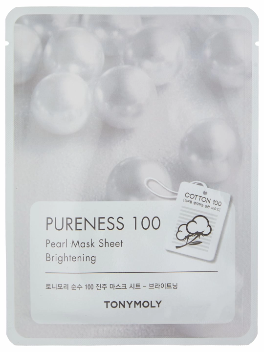 Маска для лица TONYMOLY PURENESS 100 Mask Sheet, 21 мл, улитка/гиалурон/коллаген