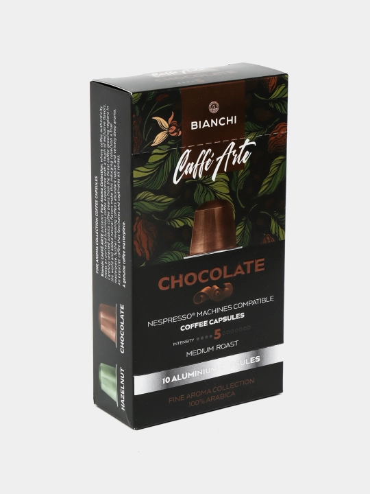 Kapsulli qahva "Bianchi Caffe Arte Chocolate", 10 ta kapsula
