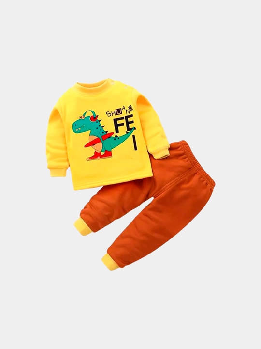 Og'il bolalar uchun pijama, qishki pahmoq - 