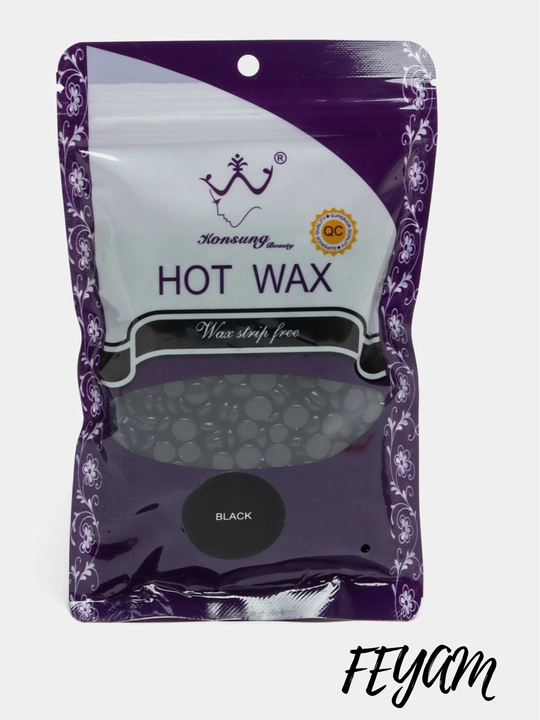 Воск для депиляции Hot Wax, профессиональный, гранулы, пленка, 100 г - 