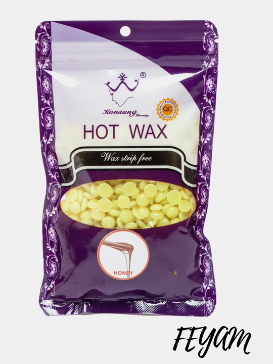 Воск для депиляции Hot Wax, профессиональный, гранулы, пленка, 100 г - 
