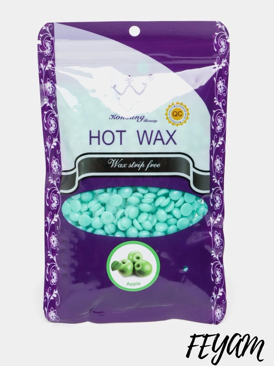 Воск для депиляции Hot Wax, профессиональный, гранулы, пленка, 100 г - 
