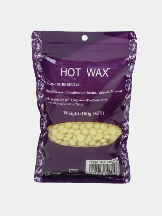 Воск для депиляции Hot Wax, профессиональный, гранулы, пленка, 100 г