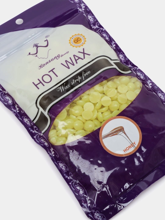 Воск для депиляции Hot Wax, профессиональный, гранулы, пленка, 100 г