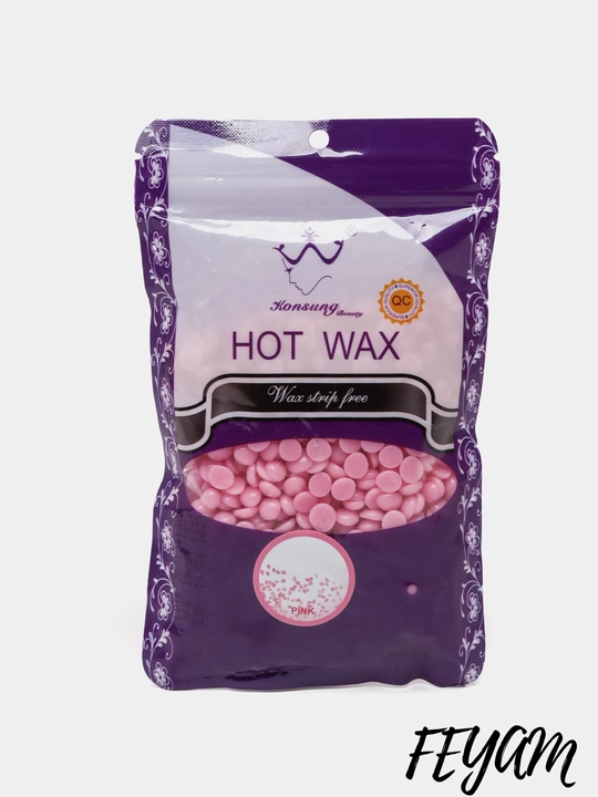 Воск для депиляции Hot Wax, профессиональный, гранулы, пленка, 100 г - 
