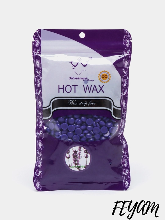 Воск для депиляции Hot Wax, профессиональный, гранулы, пленка, 100 г - 