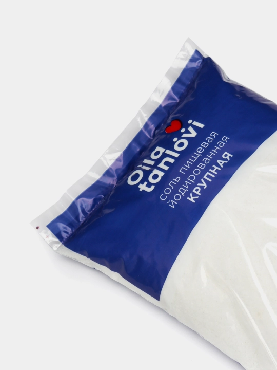 Соль поваренная Oila tanlovi йодированная, крупная, 1 кг