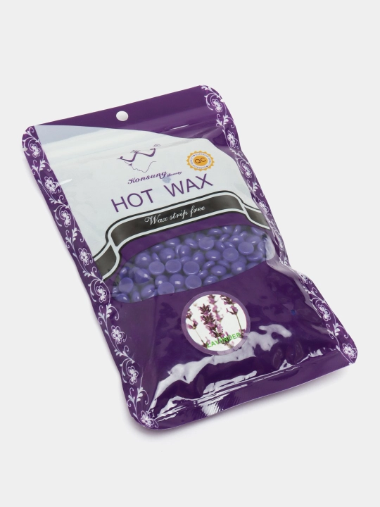 Воск для депиляции Hot Wax, профессиональный, гранулы, пленка, 100 г