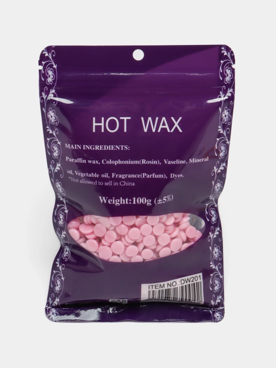 Воск для депиляции Hot Wax, профессиональный, гранулы, пленка, 100 г